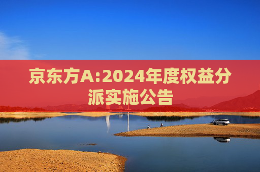 京东方A:2024年度权益分派实施公告