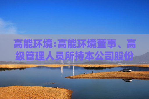 高能环境:高能环境董事、高级管理人员所持本公司股份及其变动管理制度（2025年6月）