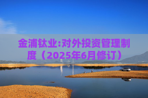 金浦钛业:对外投资管理制度（2025年6月修订）