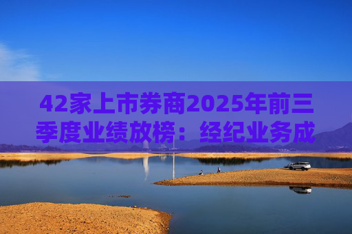 42家上市券商2025年前三季度业绩放榜:经纪业务成增长引擎 11家营收超百亿元 第1张 42家上市券商2025年前三季度业绩放榜:经纪业务成增长引擎 11家营收超百亿元 第1张