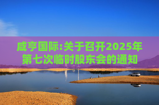 咸亨国际:关于召开2025年第七次临时股东会的通知