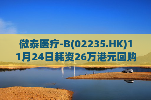 微泰医疗-B(02235.HK)11月24日耗资26万港元回购3.9万股