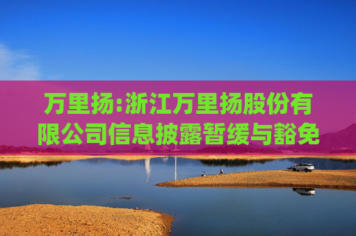 万里扬:浙江万里扬股份有限公司信息披露暂缓与豁免管理制度(2025年11月制定)