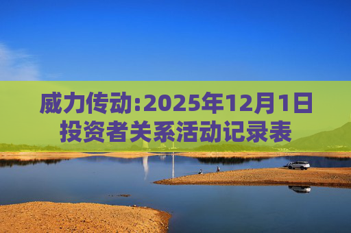 威力传动:2025年12月1日投资者关系活动记录表