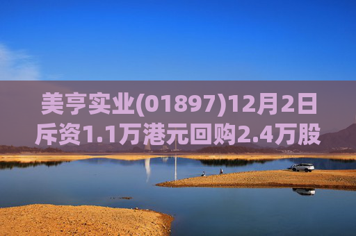美亨实业(01897)12月2日斥资1.1万港元回购2.4万股