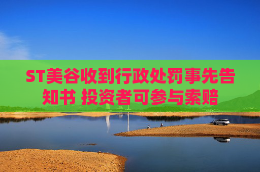ST美谷收到行政处罚事先告知书 投资者可参与索赔