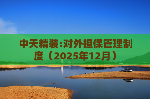 中天精装:对外担保管理制度（2025年12月）