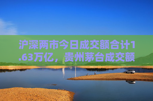 沪深两市今日成交额合计1.63万亿,贵州茅台成交额居首 第1张 沪深两市今日成交额合计1.63万亿,贵州茅台成交额居首 第1张