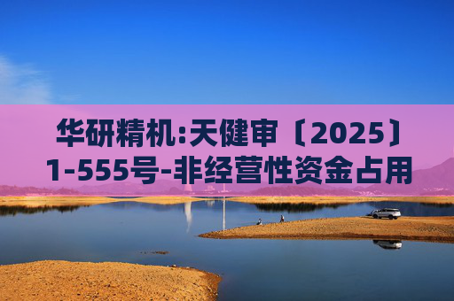 华研精机:天健审〔2025〕1-555号-非经营性资金占用及其他关联资金往来情况的专项审计说明