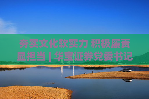 夯实文化软实力 积极履责显担当 | 华宝证券党委书记、董事长刘加海:厚植金融为民底色 深耕乡村振兴实践 第1张 夯实文化软实力 积极履责显担当 | 华宝证券党委书记、董事长刘加海:厚植金融为民底色 深耕乡村振兴实践 第1张
