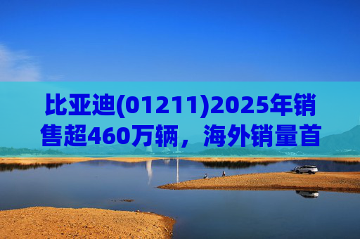 比亚迪(01211)2025年销售超460万辆，海外销量首次突破100万，蝉联三冠  第1张
