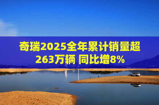 奇瑞2025全年累计销量超263万辆 同比增8%
