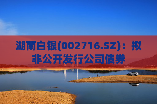 湖南白银(002716.SZ)：拟非公开发行公司债券