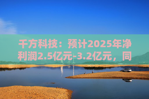 千方科技：预计2025年净利润2.5亿元-3.2亿元，同比扭亏