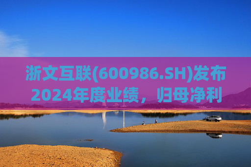 浙文互联(600986.SH)发布2024年度业绩，归母净利润1.58亿元，下降17.92%