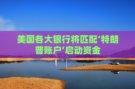 美国各大银行将匹配‘特朗普账户’启动资金