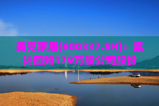 美克家居(600337.SH)：累计回购179万股公司股份