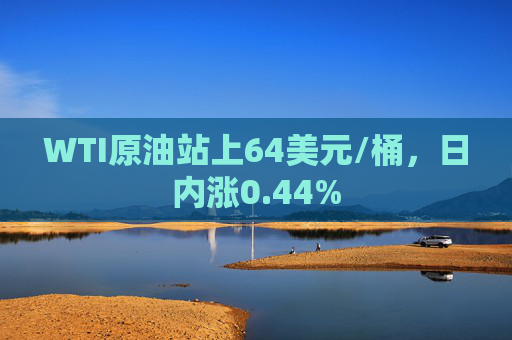 WTI原油站上64美元/桶，日内涨0.44%