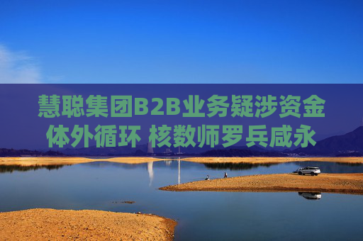 慧聪集团B2B业务疑涉资金体外循环 核数师罗兵咸永道被“赶走”