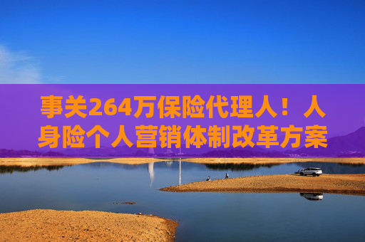 事关264万保险代理人!人身险个人营销体制改革方案落地 拟推动建立有中国特色的保险销售人员荣誉评价体系