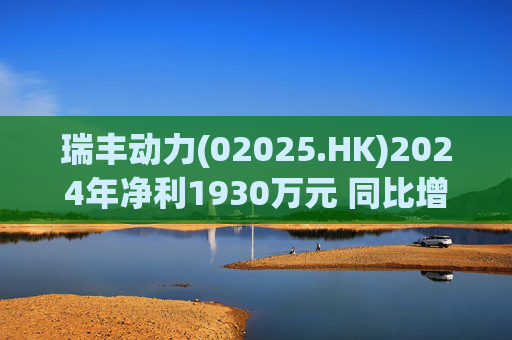 瑞丰动力(02025.HK)2024年净利1930万元 同比增加约71.5%