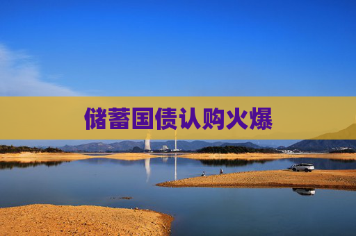 储蓄国债认购火爆