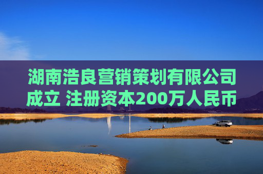 湖南浩良营销策划有限公司成立 注册资本200万人民币  第1张
