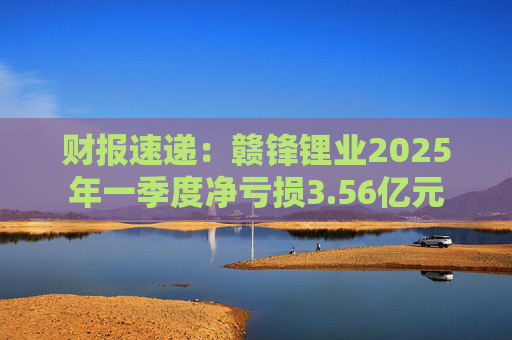 财报速递:赣锋锂业2025年一季度净亏损3.56亿元