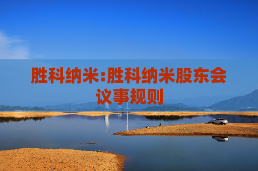 胜科纳米:胜科纳米股东会议事规则