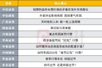 持股过节VS持币过节？投资主线有哪些？十大券商策略来了