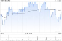 潼关黄金获蒋薇增持50万股 每股作价3.16港元