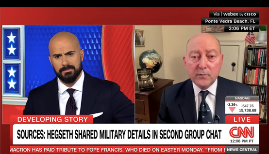 陷“信号门2.0”争议,美国防长被批泄密行为“无可辩驳” 第1张 陷“信号门2.0”争议,美国防长被批泄密行为“无可辩驳” 第1张