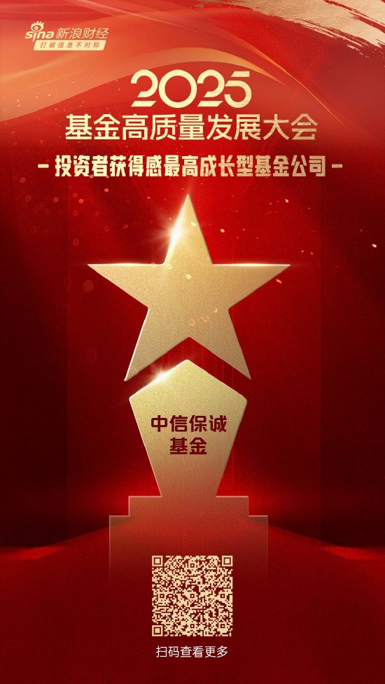 2025公募基金荣誉榜:中信保诚基金获得2025投资者获得感最高成长型基金公司荣誉 第1张 2025公募基金荣誉榜:中信保诚基金获得2025投资者获得感最高成长型基金公司荣誉 第1张